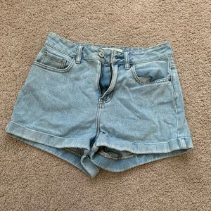 Denim shorts
